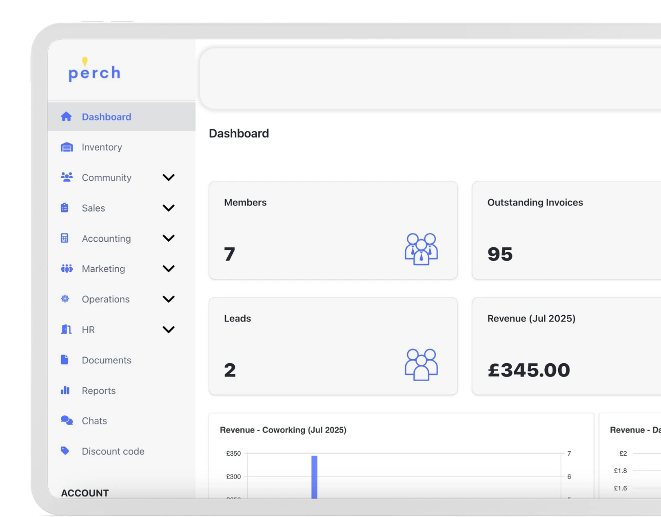 Coworking operations management software